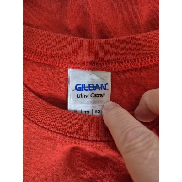 Vtg  Wrestling Shirt Sleeveless Hulkamania Spellout Red Hulk Hogan Men's Size XL - Picture 6 of 9